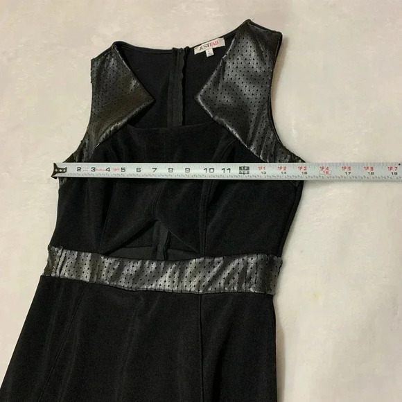 JustFab Lexie Bodycon Dress Casual Black Size L - Picture 10 of 15